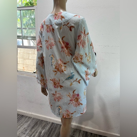 Plum pretty sugar Floral Print Kimono with Bird - Picture 11 of 16